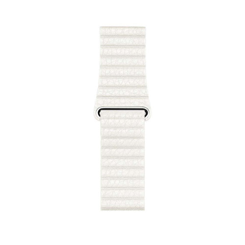 Кожаный ремешок Leather Loop на Apple Watch 38/40/41mm White Кожаный ремешок Leather Loop на Apple Watch 38/40/41mm White